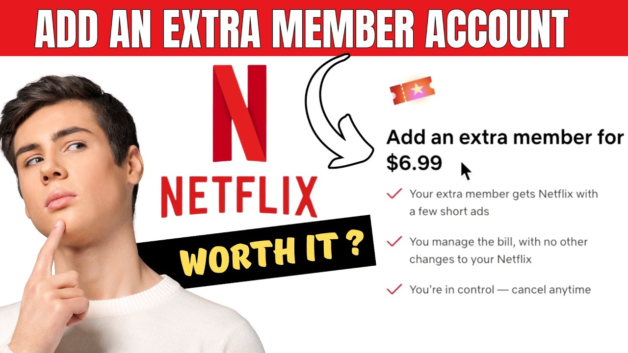 Как добавить дополнительного участника на Netflix 2025