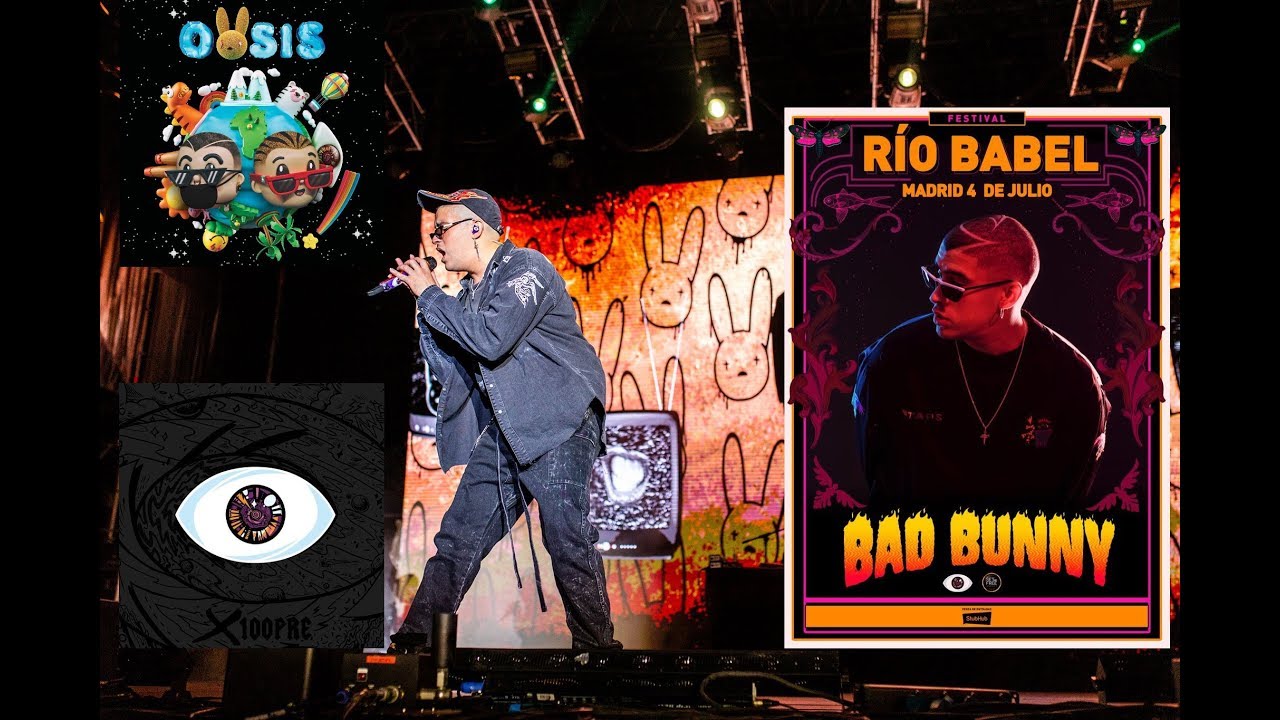 BAD BUNNY🐰 LE METIÓ BIEN CABRON EN MADRID🇪🇸 RIO BABEL (CONCIERTO COMPLETO)