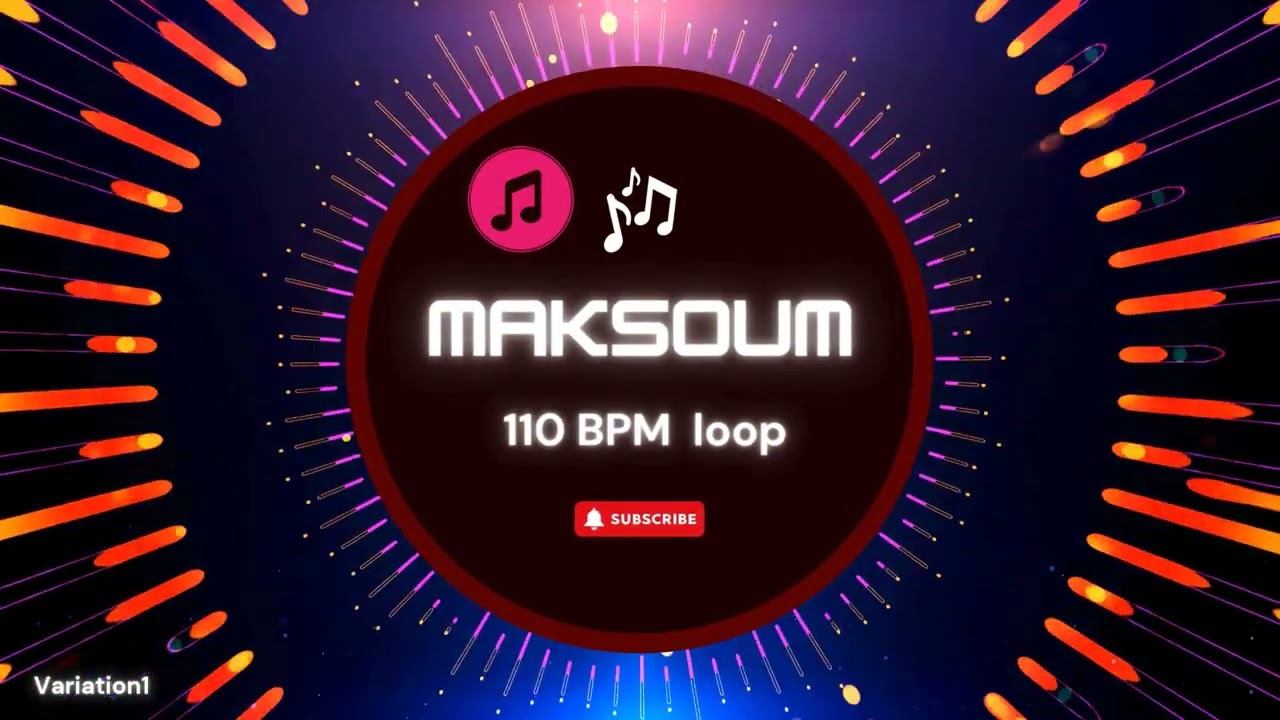 maksom sare3 110 bpm  ايقاع مقسوم سريع