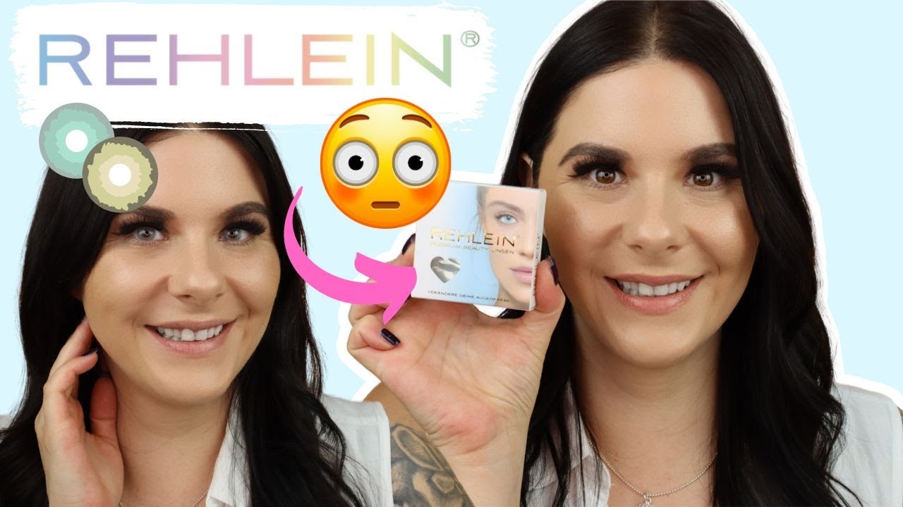 Ich teste Rehlein 👁️ Kontaktlinsen  | Farbige Linsen in Stahlblau