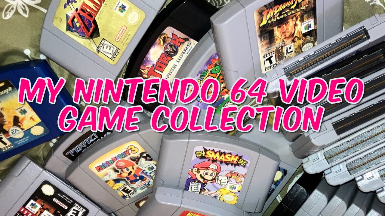My Nintendo 64 Video Game Collection