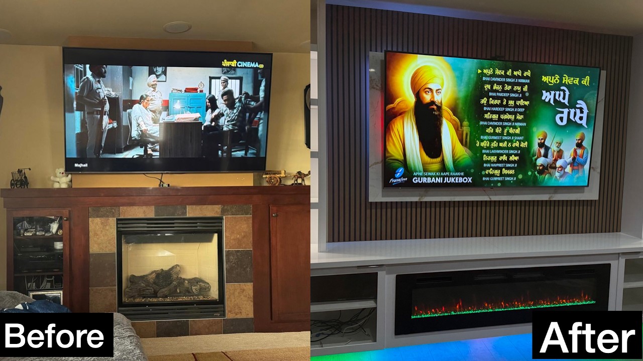 DIY Media wall # jbconstruction&Renovations llc # Auburn # Washington # PNW