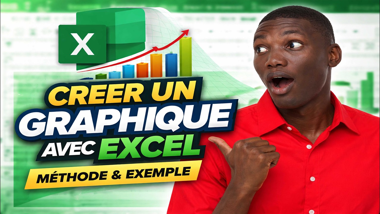 Créer un GRAPHIQUE Avec EXCEL et améliorer- Méthode et exemple pratique
