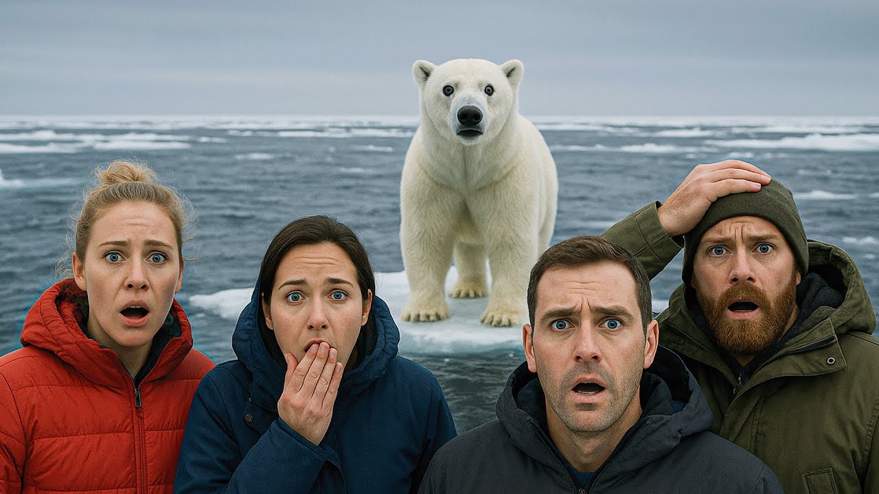 Arctic Ice Breaks Apart — Rescue Team o Save a Polar Bear Family 🐻‍❄️❄️