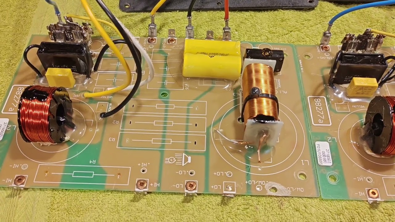 Electrovoice RX 212 problema crosover!_ Dinacord VL 212 reparație difuzor.