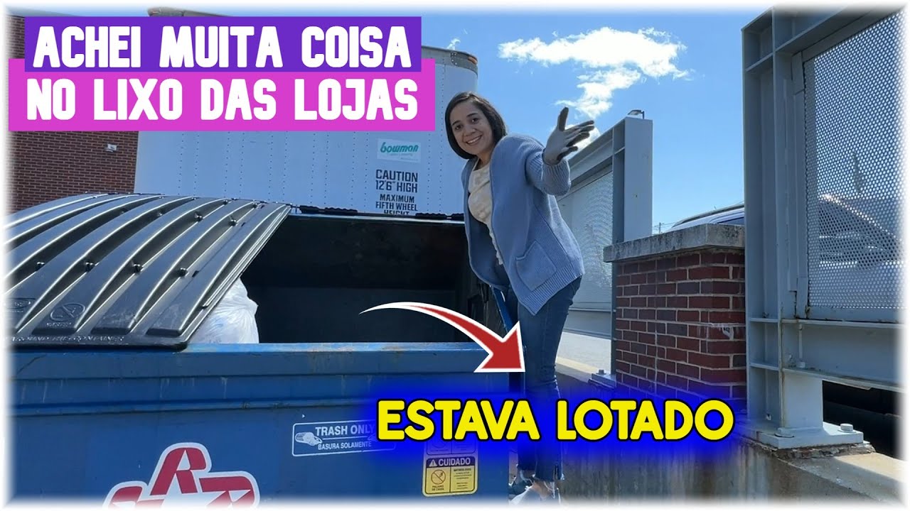 LIXO das Lojas nos EUA / Inacreditável a Quantidade de ITENS