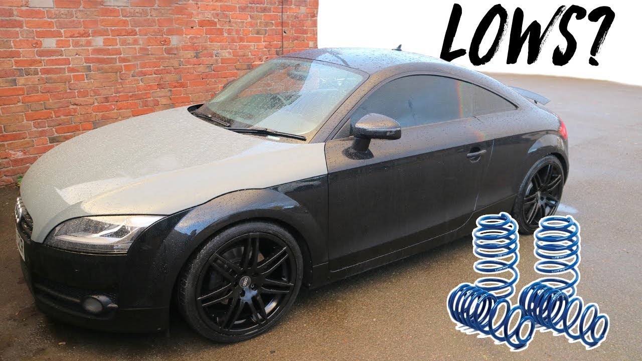 LOWERING AUDI TT MK2 H&R SPRINGS * DIY *