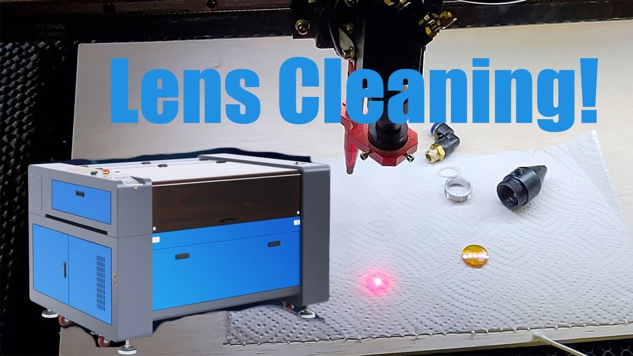 OMtech laser Lens Cleaning.  IT IS EASY!