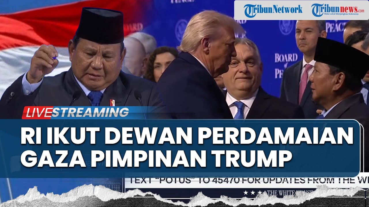 🔴Indonesia Gabung Dewan Perdamaian Gaza Pimpinan Trump, Presiden AS Langsung Salami Hangat Prabowo