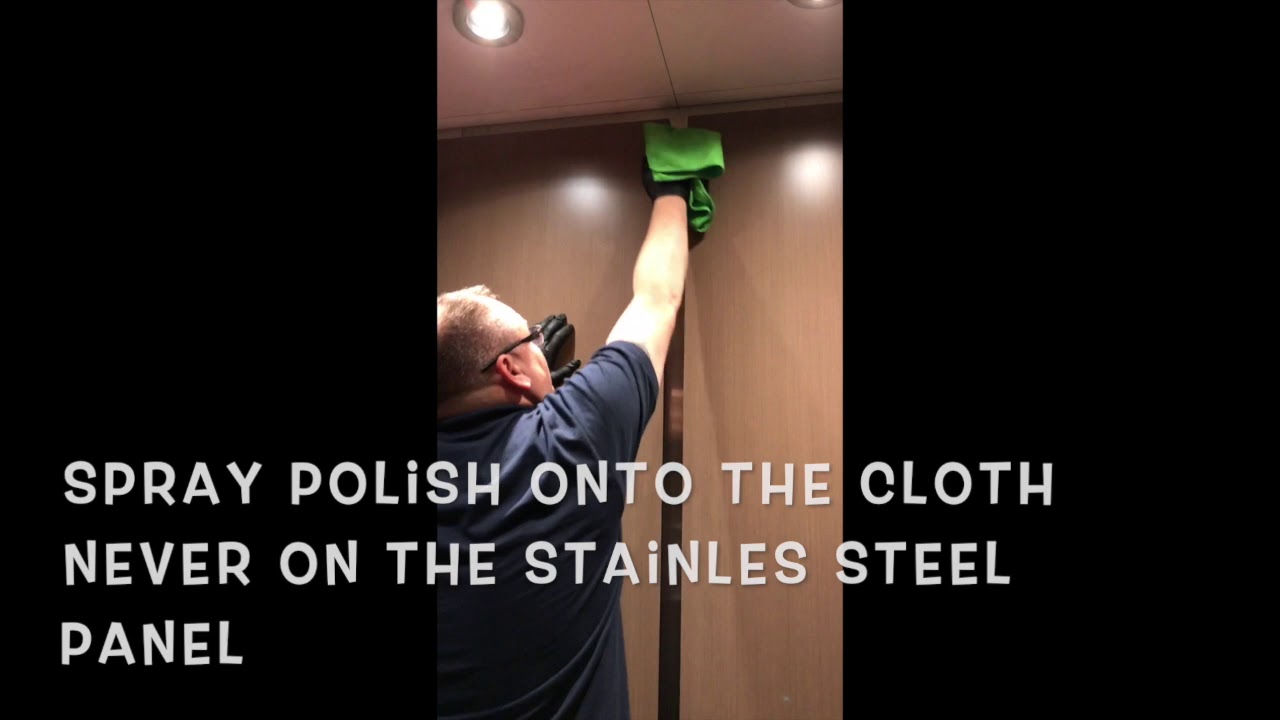 How to detail the elevator when cleaning