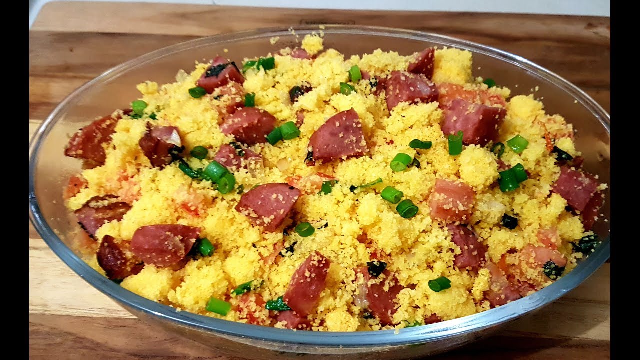 Cuscuz temperado (delicioso e simples)