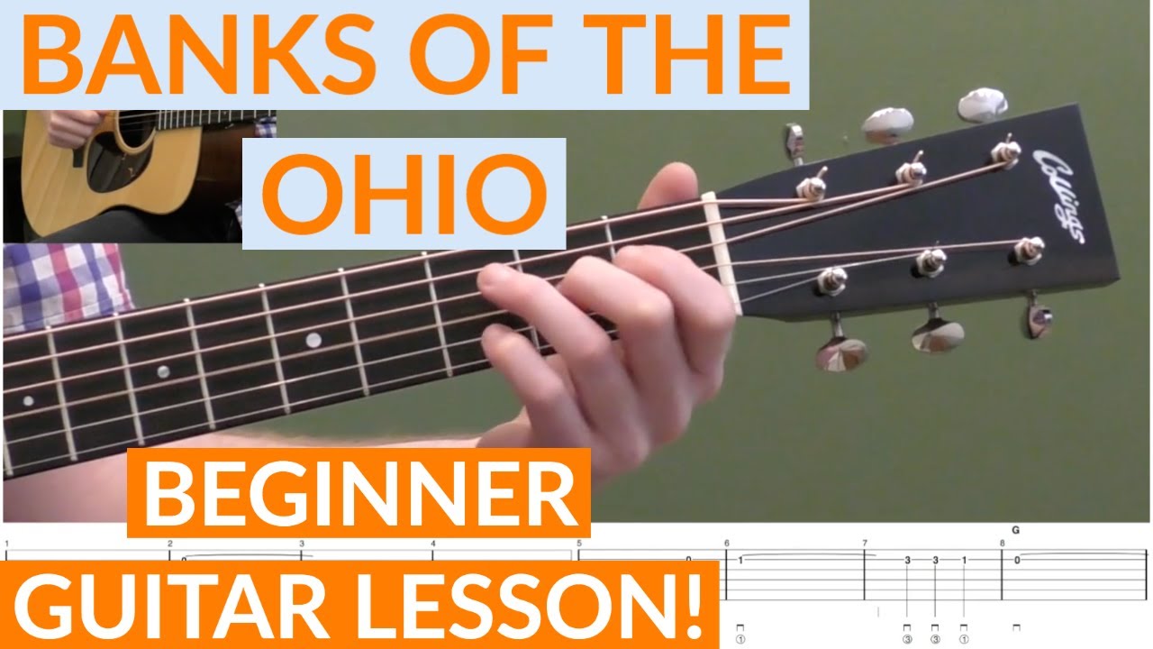 Learn To Play Banks Of The Ohio | Beginner Bluegrass Guitar Lesson With Tab