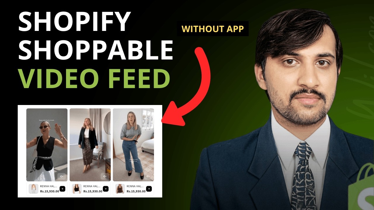 Shopify Shoppable Video Feed &mdash; No App, Free (2026)