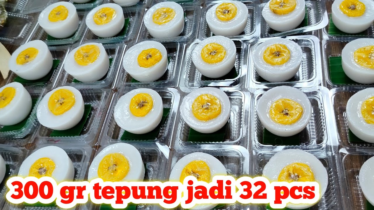 resep kue nagasari takaran 300 gr tepung, tanpa ribet pake daun pisang 