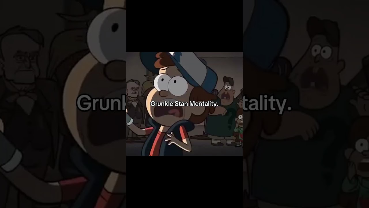 Stan&rsquo;s mentality #gravityfallsedit #gravityfalls #grunklestan #mabelpines #dipperpines #fyp