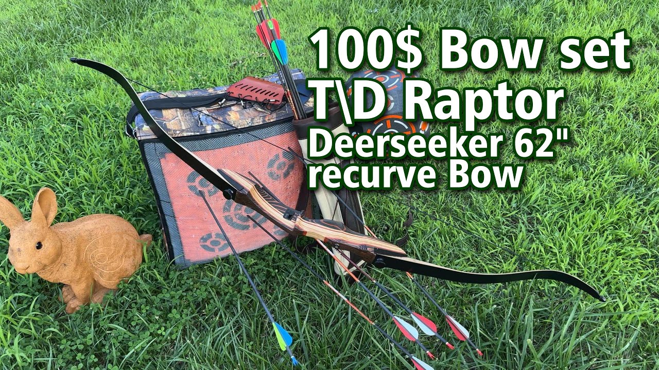 Deerseeker Takedown Recurve Bow Kit-- Raptor.