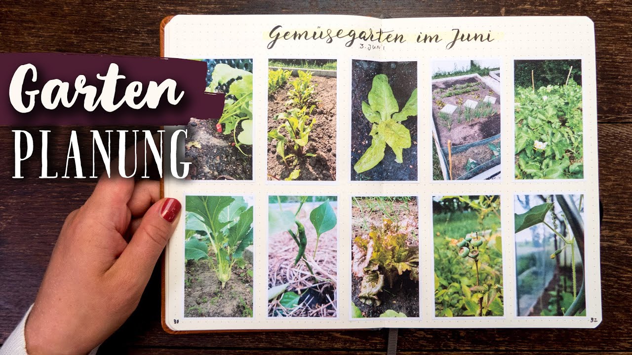 Garten Bullet Journal - Beet anlegen und Garten planen