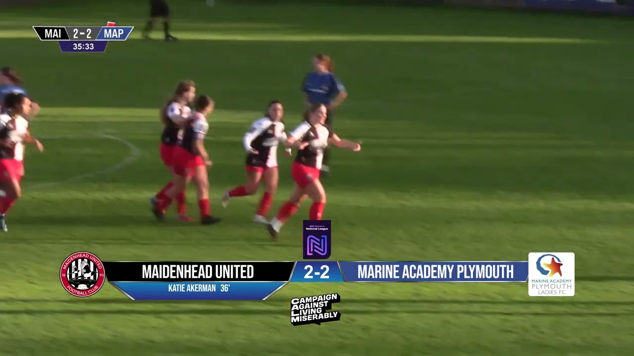 Maidenhead Utd Women 2-2 Marine Academy Plymouth | match highlights | 23 November 2025