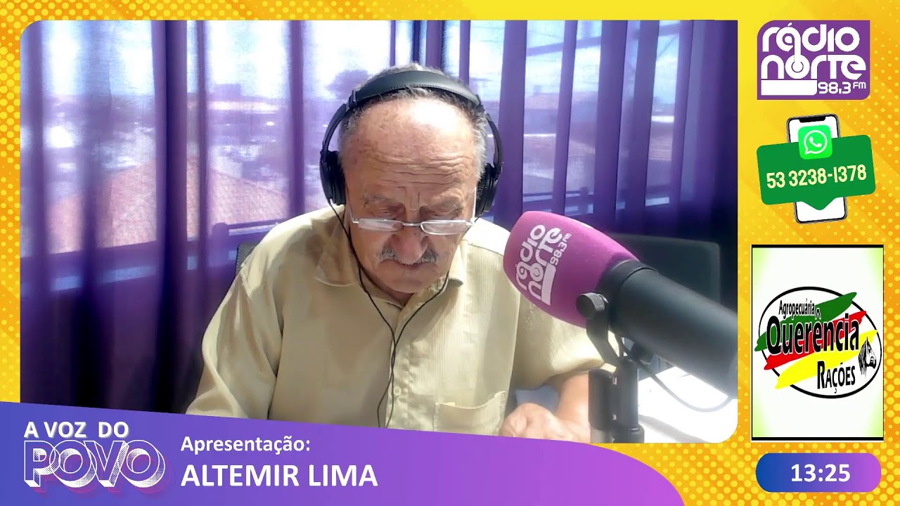 A Voz do Povo 20/02/2026 com Altemir Lima na Rádio Norte FM