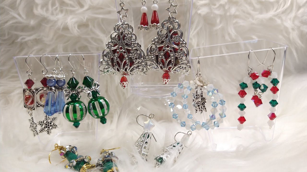 9 Pair of Quick and Easy Christmas Earrings!