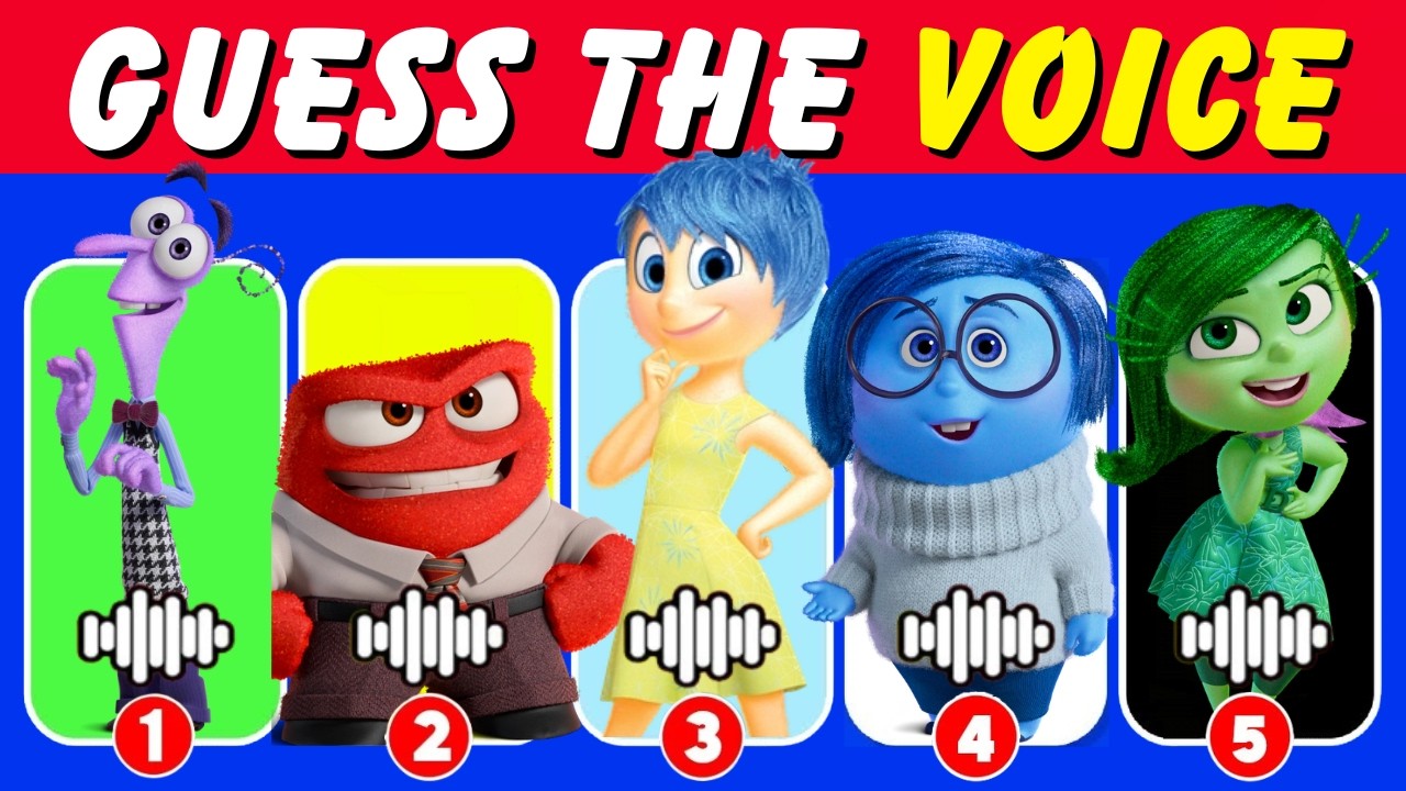 Inside Out Voice Quiz | Can You Guess the Character by Voice?