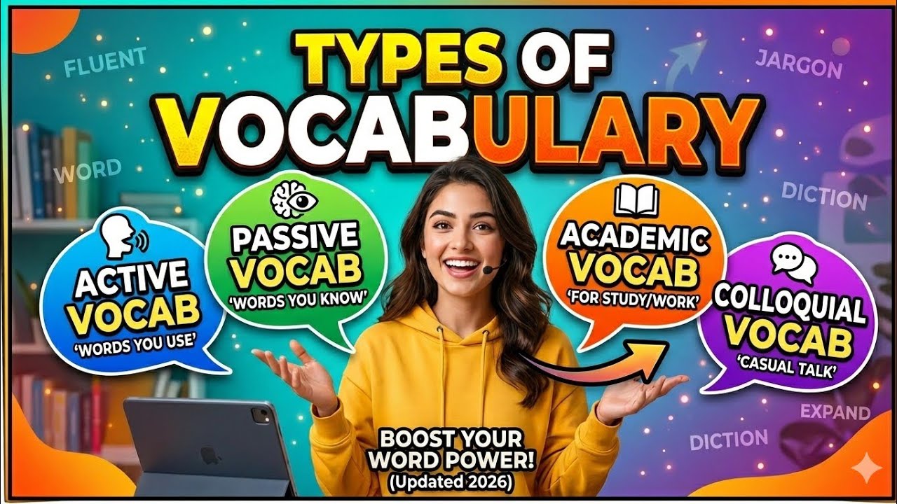 Types of Vocabulary | Improve English Communication Skills
