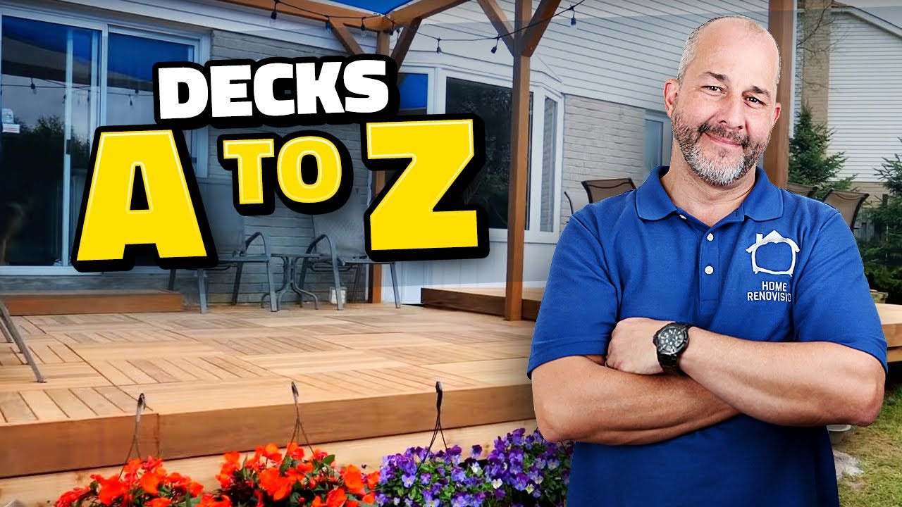 How to Build a Pergola and Floating Hardwood Deck A to Z