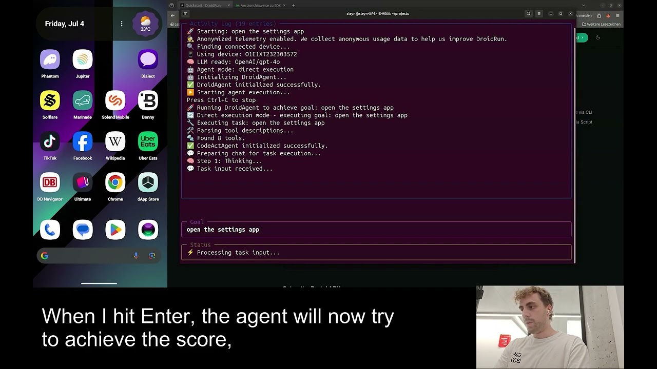 Droidrun Quickstart Guide