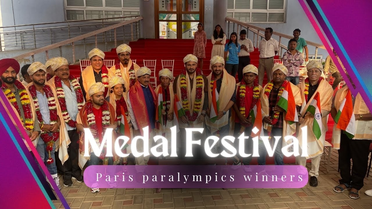 PARIS PARALYMPICS 2024 | Felicitation by Paralympic committee of India | 18 Winners in Bengaluru