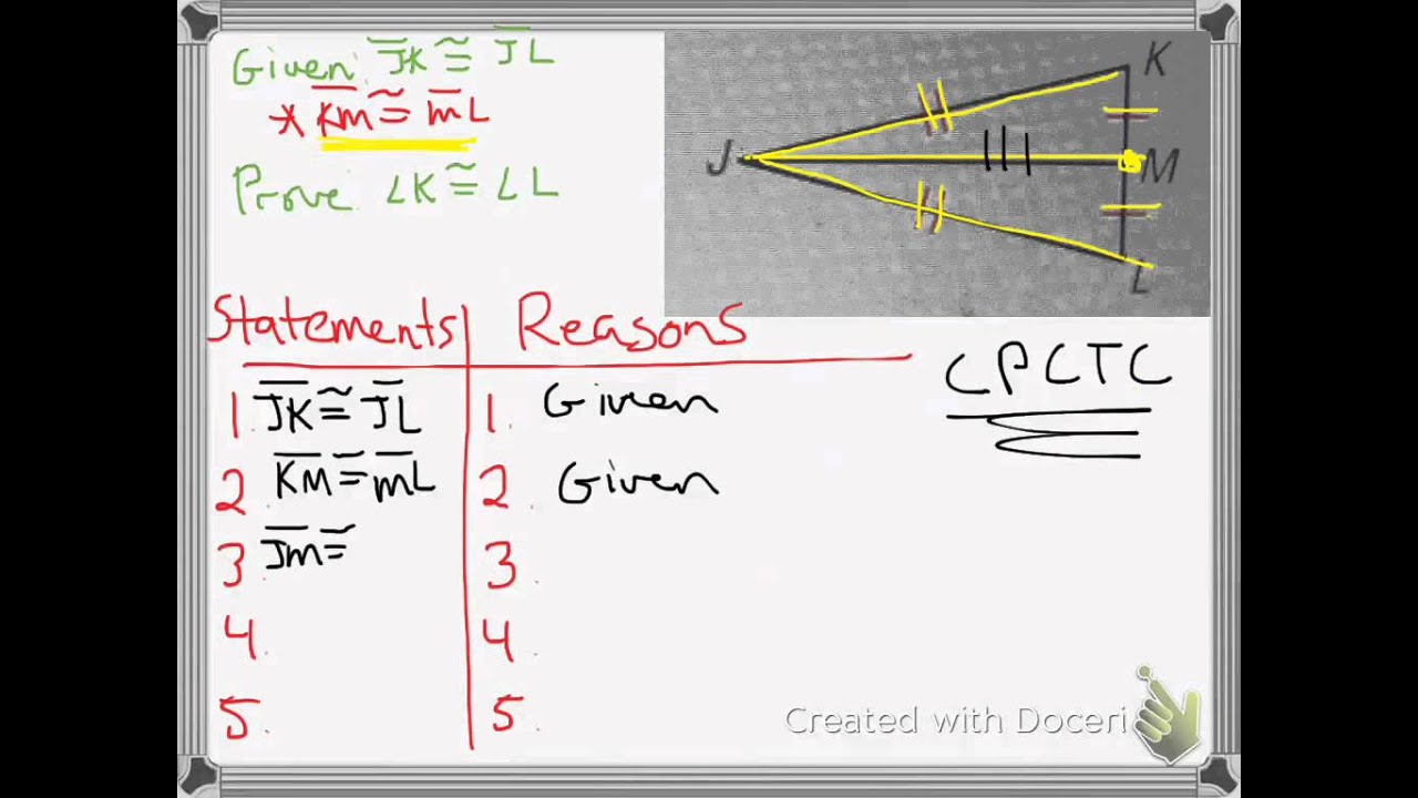 Base angle theorem