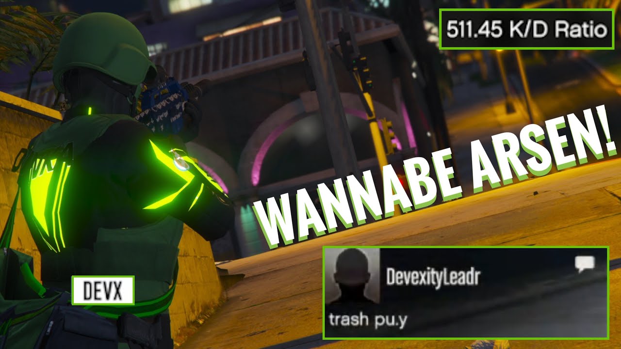 500 K/D wannabe Arsen Y got mad! [GTA Online]