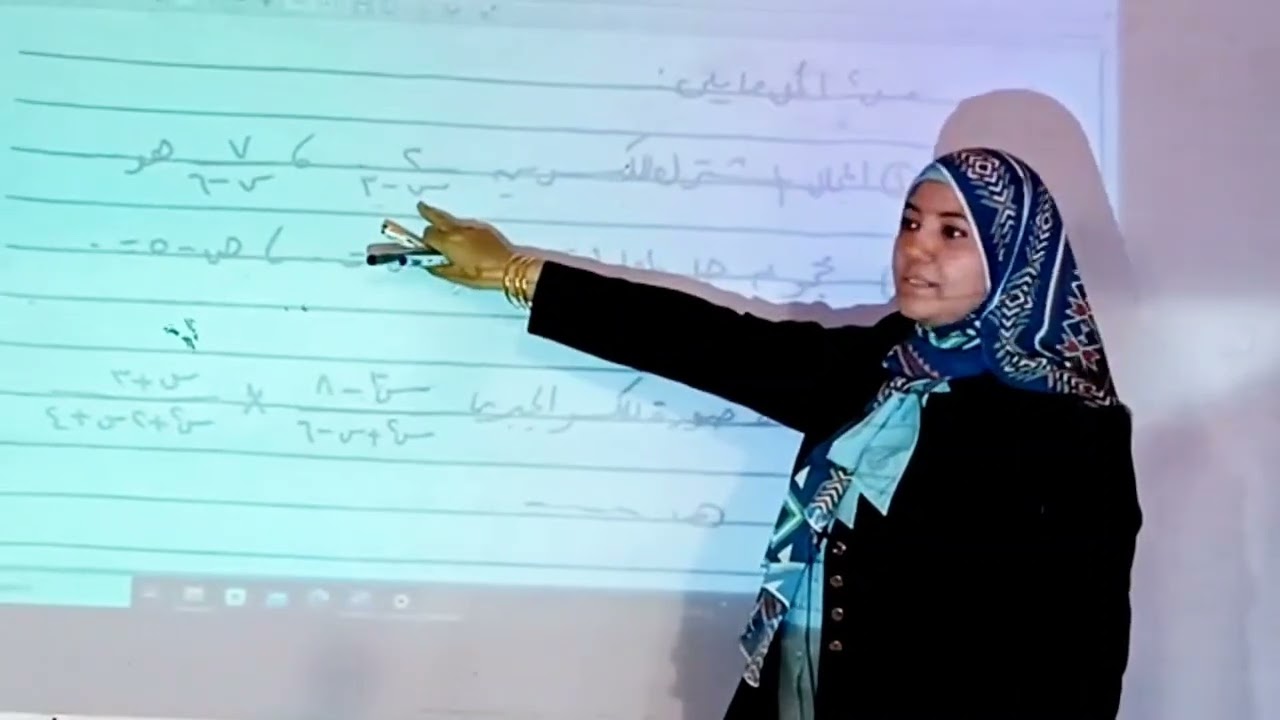 مراجعة ليلة الامتحان مادة الجبر للصف الثالث الاعدادي الترم الثاني