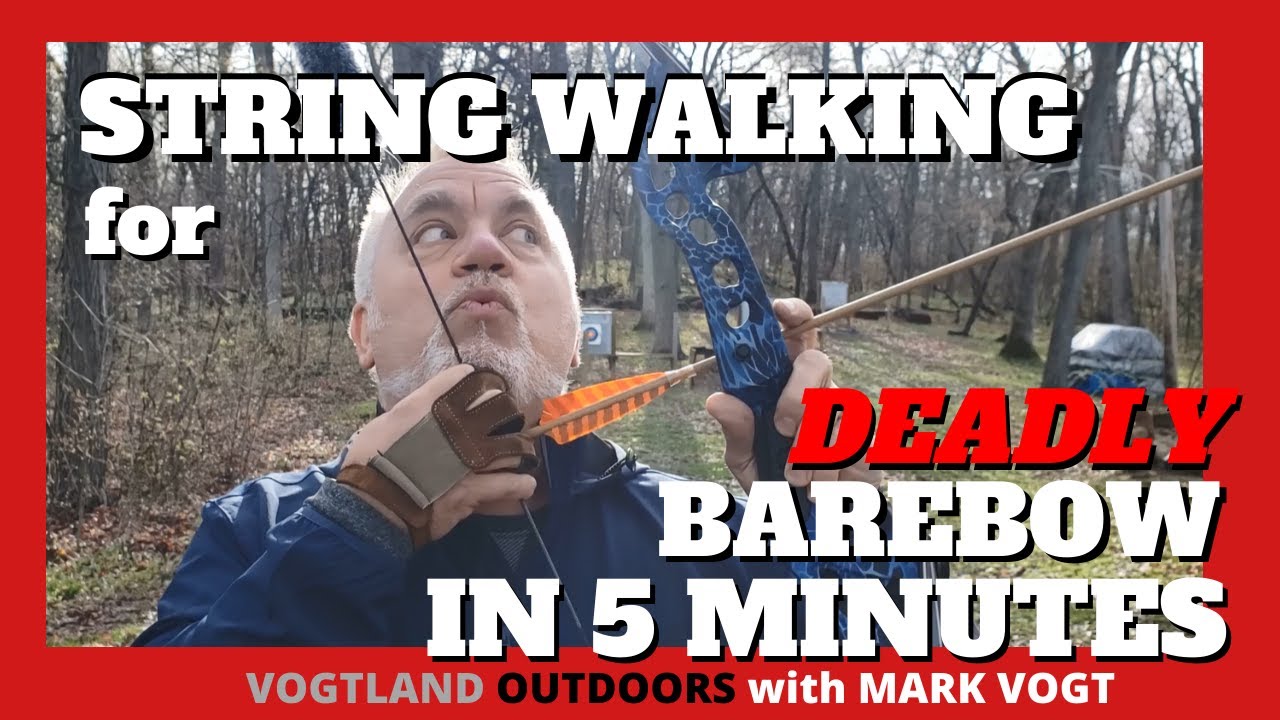 TRADITIONAL ARCHERY | STRING WALKING | DEADLY BAREBOW in 5 Minutes !!