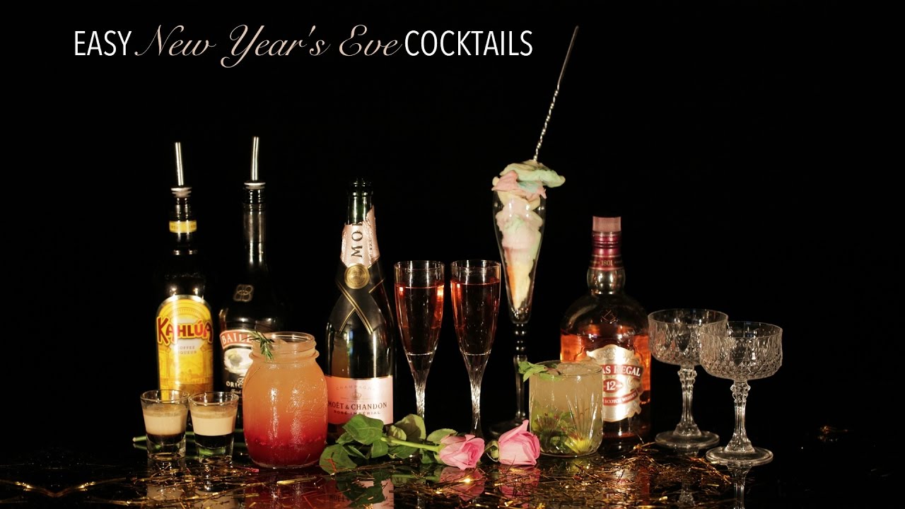 4 Easy New Years Eve Cocktails 🍾 Glamrs