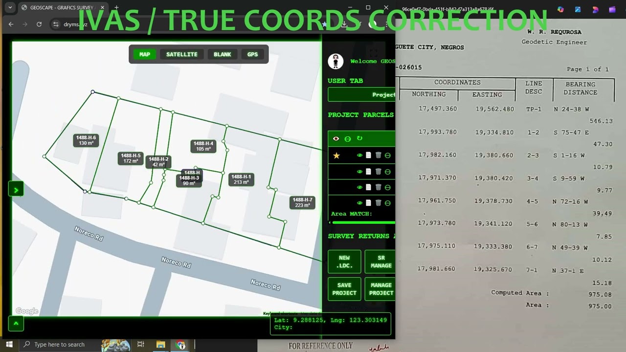 IVAS / TRUE COORDINATES CORRECITON TUTORIAL