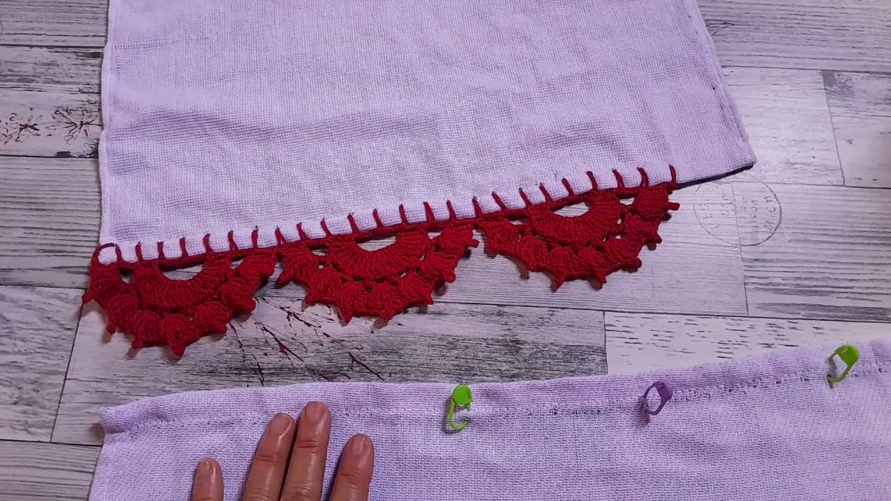 Aprenda fazer marcar caseado para um bico de crochê de carreira única 