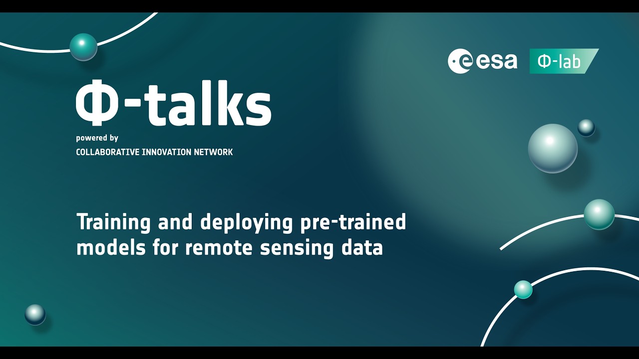 Φ-talk - Training and deploying pre trained models for remote sensing data