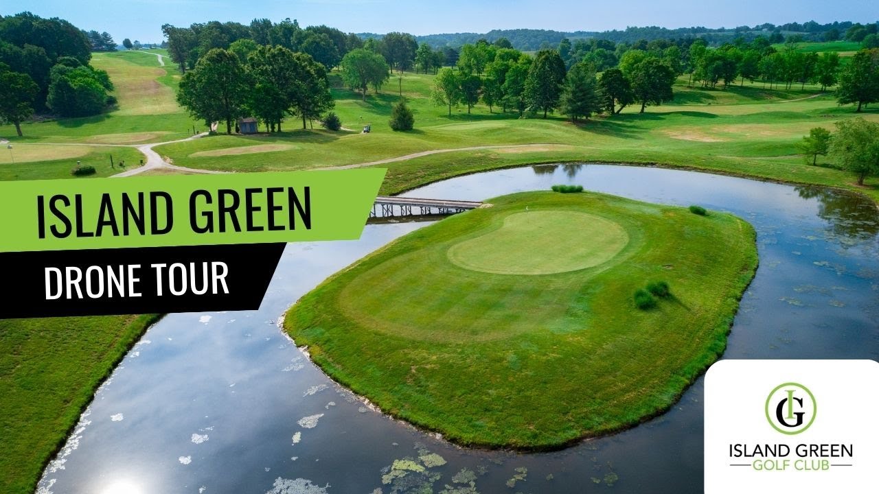 Island Green Golf Club (Springfield, MO) Drone Tour
