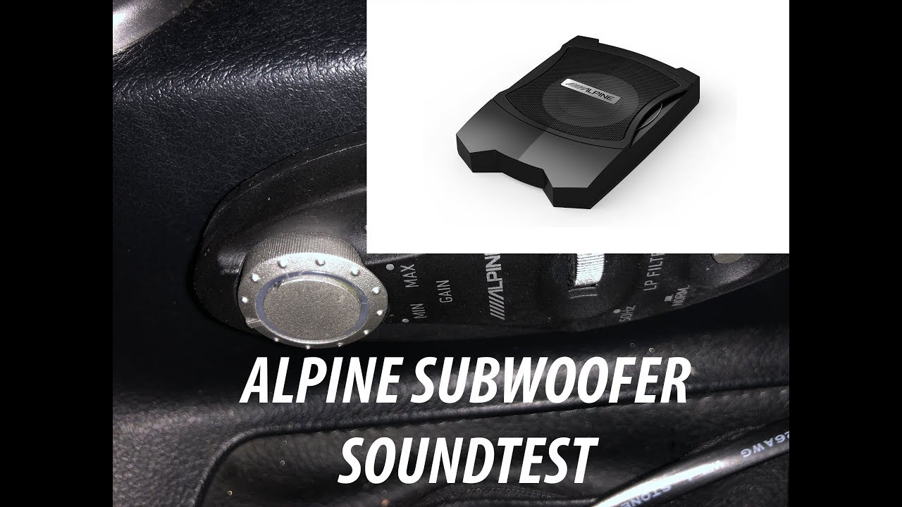 Installed Alpine PWE-T080OC Active 8&rdquo; Subwoofer On Toyota Hilux Revo With Stock Speakers