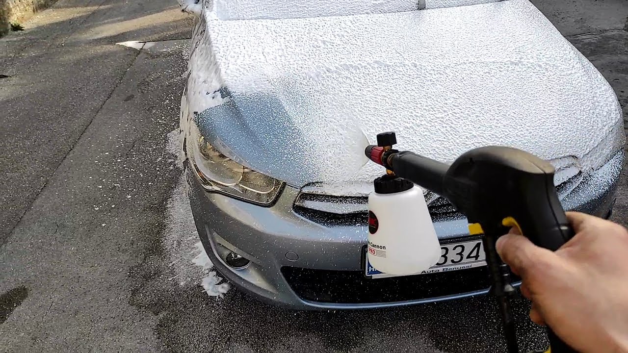 MJJC Foam Cannon Pro + Karcher K2 for an amazing foam !