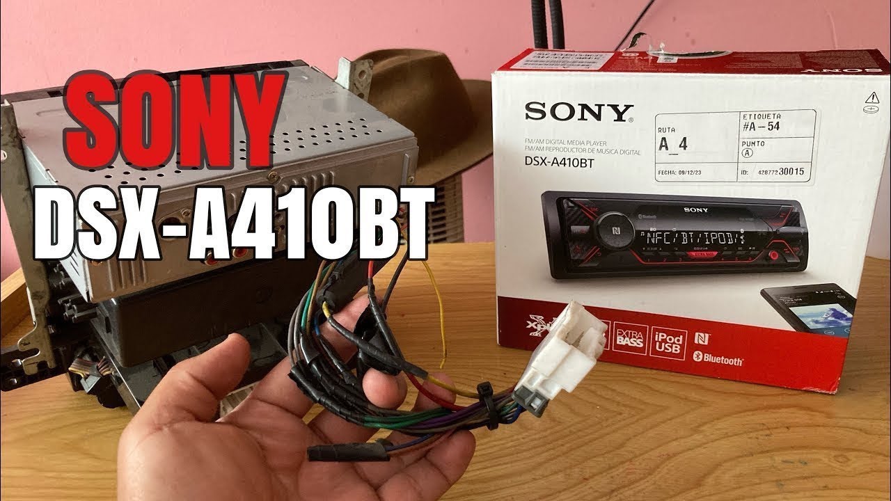 Cómo instalar una radio Sony DSX-A410BT
