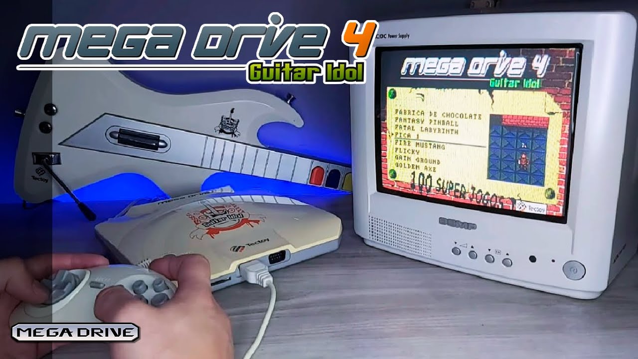 Mega Drive 4: Guitar Idol (Tectoy 100 Jogos) - Game List + Teste de Jogos
