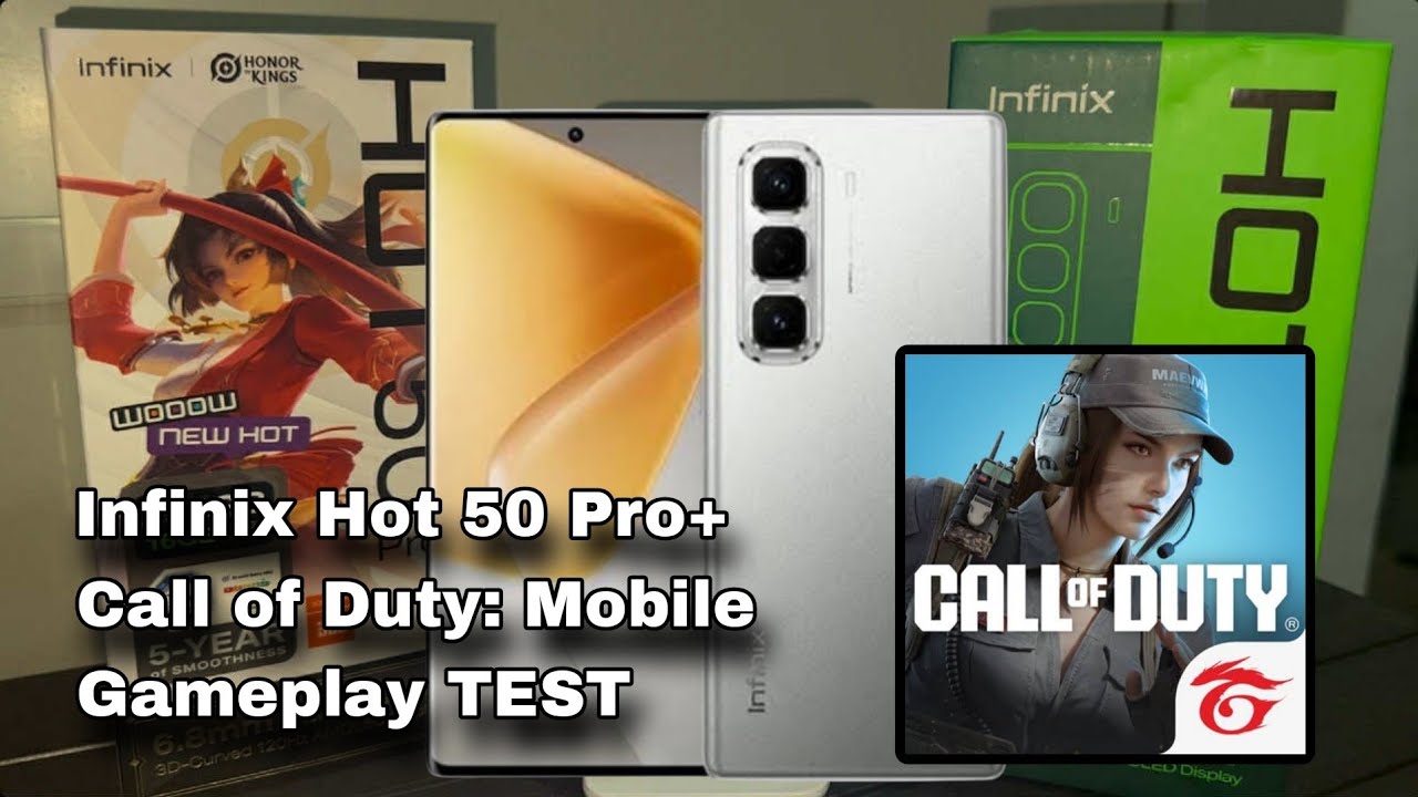 Infinix Hot 50 Pro+ | Call of Duty: Mobile Gameplay TEST