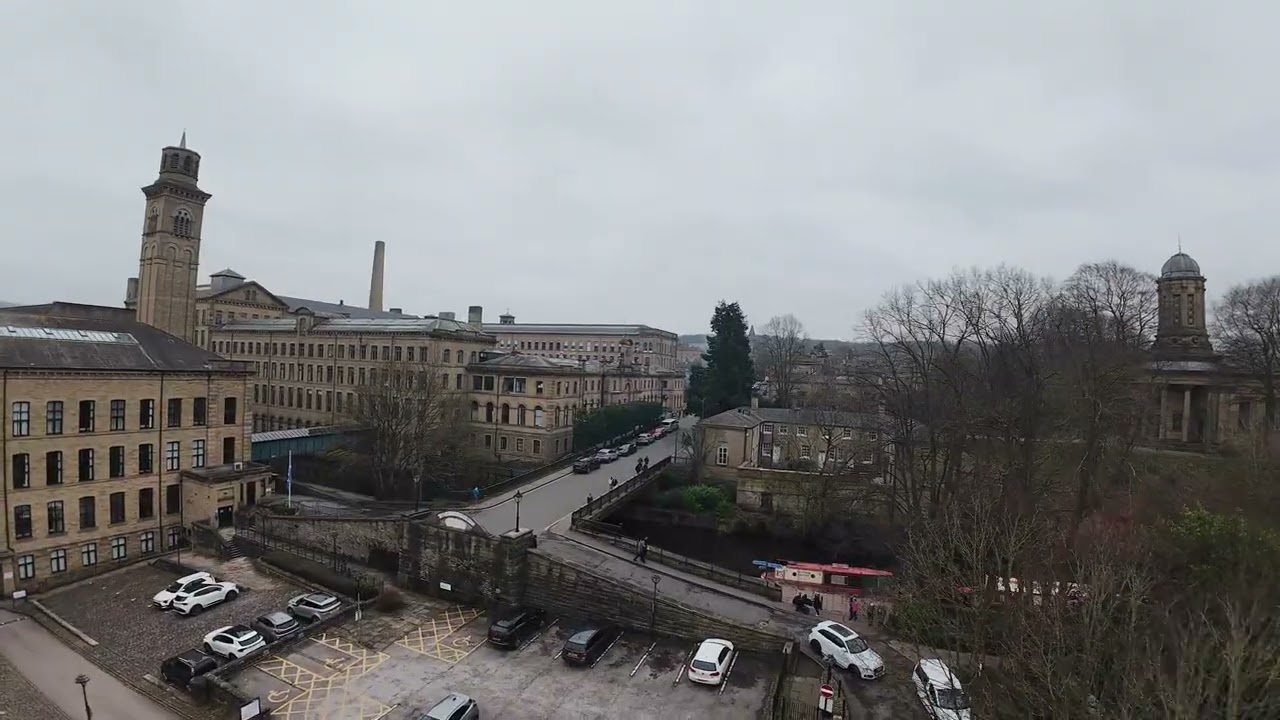 Salts mill & Robert's park. 