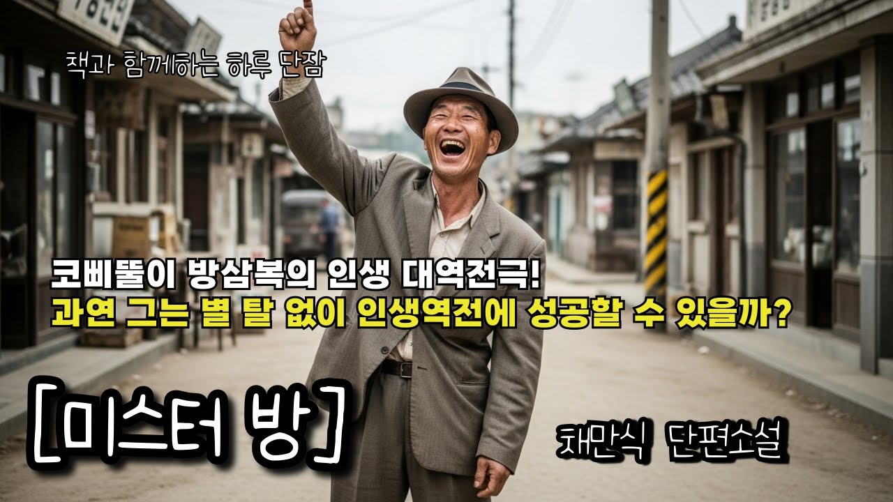 코삐뚤이 방삼복의 인생 대역전극! 과연 그는 별 탈 없이 인생역전에 성공할 수 있을까? [미스터 방] 채만식  #책읽어주는남자 #오디오북  #책과함께하는하루단잠