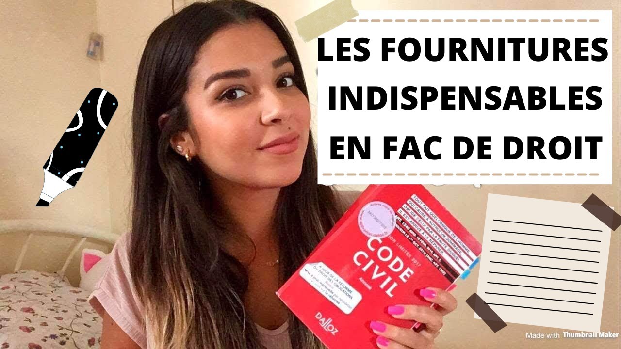 HAUL BACK TO SCHOOL : LES FOURNITURES INDISPENSABLES EN FAC DE DROIT