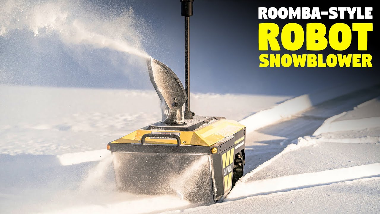 Stunning Autonomous Robot Snowblower