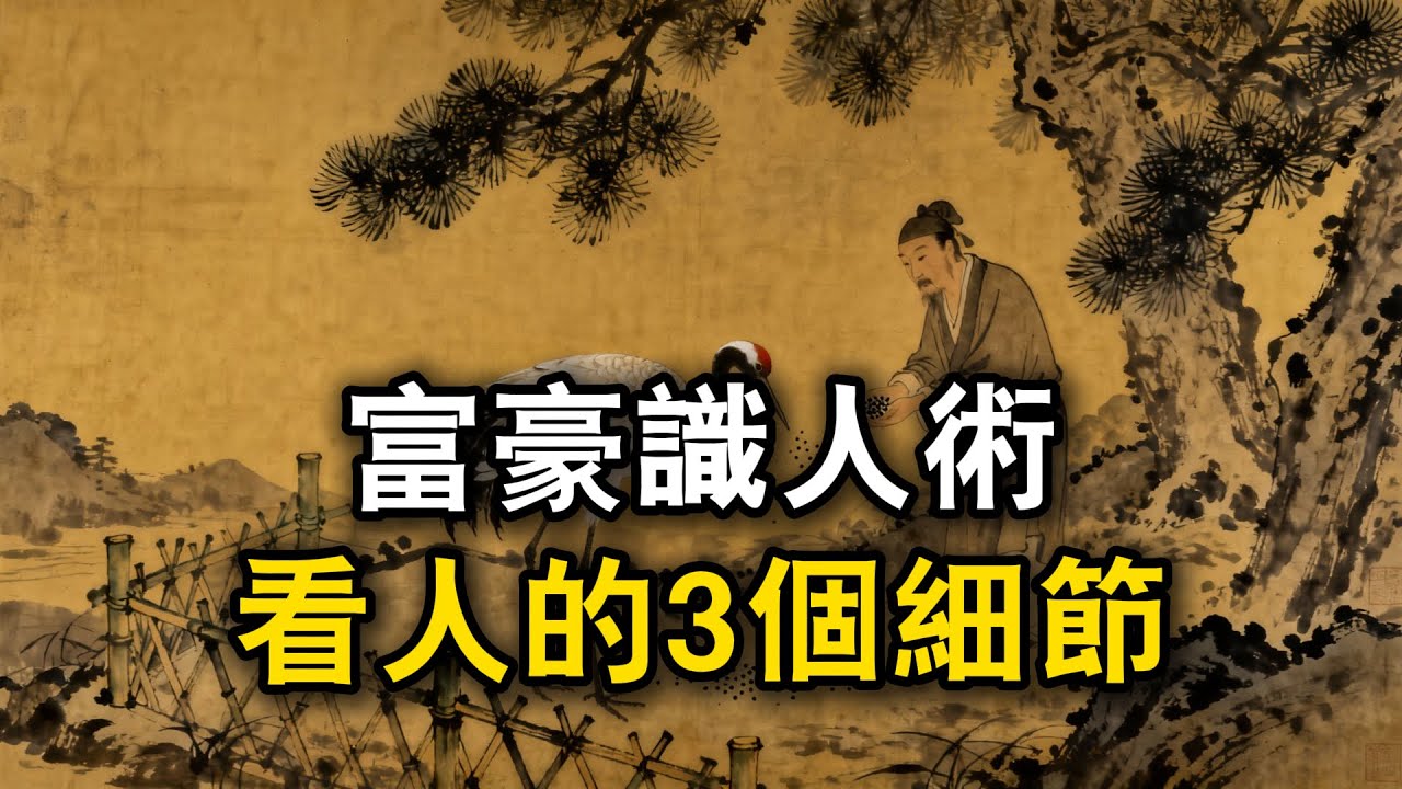 富豪識人術，有钱人看人的3個細節#观人识人 #识人术 #强者思維 #認知 #自我提升 #認知覺醒 #爲人處世