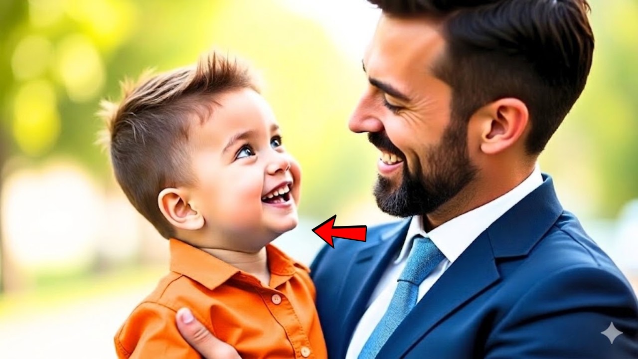 Million&auml;r sieht den Sohn der Putzfrau, der ihm verbl&uuml;ffend &auml;hnlich sieht, und der Junge sagt: &bdquo;Papa&ldquo;