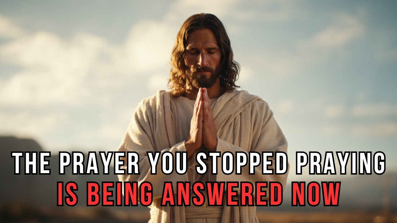 God Says: I Never Stopped Working On Your Prayer - God's Message To You
